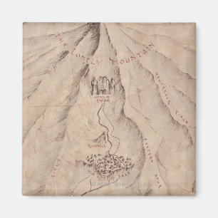 Kaart van het Lonleygebergte Magneet