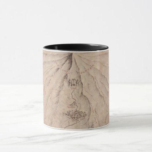 Kaart van het Lonleygebergte Mok (Midden)