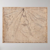 Kaart van het Lonleygebergte Poster (Voorkant)