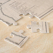 kaart van het MA (1832) Legpuzzel (Zijkant)