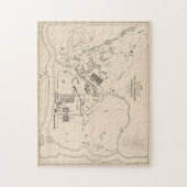 kaart van het MA (1832) Legpuzzel (Verticaal)