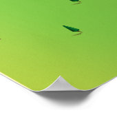 kaart van het marionmeer ten zuiden van carolina poster (Hoek)