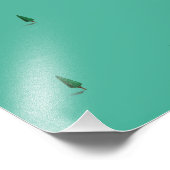 kaart van het meer St Clair USA Canada Foto Afdruk (Hoek)