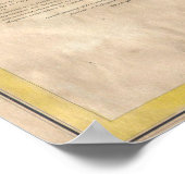  kaart van het meer van ChamPlain (1874) Poster (Hoek)