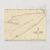  kaart van het meer van Erie New York (Voorkant)