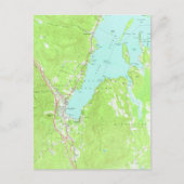  kaart van het meer van George New York (1966) 2 (Voorkant)