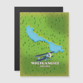 kaart van het meer van Wolfgangsee (Voorkant / Achterkant)