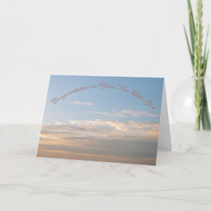 Kaart van het Meisje van het Baby van de