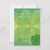 Kaart van het Memorial-programma (Achterkant)