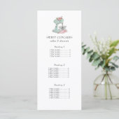 Kaart van het menu Mengsel van bakkerij (Staand voorkant)