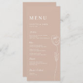 Kaart van het menu Roos van de serie (Voorkant / Achterkant)