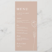 Kaart van het menu Roos van de serie (Voorkant)