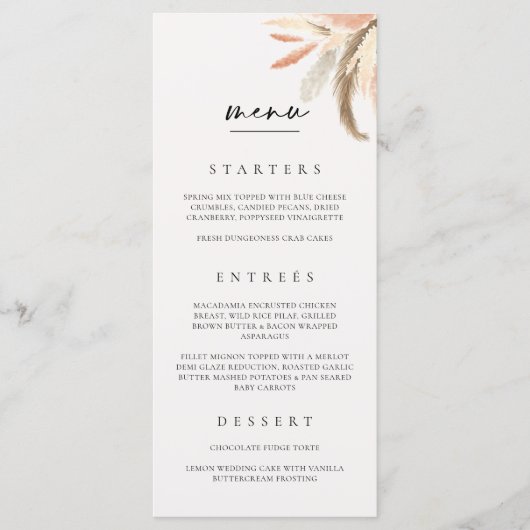 Kaart van het menu Weddenschappen (Voorkant)