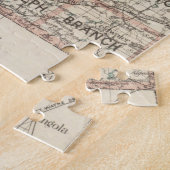  kaart van het Michiganmeer (1888) Legpuzzel (Zijkant)