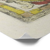  kaart van het Middellandse-Zeegebied (1608) Poster (Hoek)