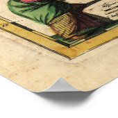 Kaart van het Midden-Oosten (1666) Poster (Hoek)