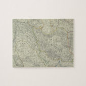 Kaart van het Midden-Oosten Legpuzzel (Horizontaal)