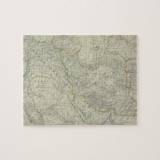 Kaart van het Midden-Oosten Legpuzzel (Horizontaal)