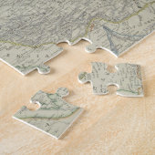 Kaart van het Midden-Oosten Legpuzzel (Zijkant)