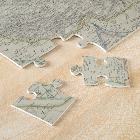 Kaart van het Midden-Oosten Legpuzzel (Zijkant)