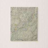 Kaart van het Midden-Oosten Legpuzzel (Verticaal)