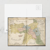 Kaart van het Midden-Oosten van Cedid Atlas (1803) (Voorkant / Achterkant)