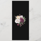 Kaart van het moderne zwarte bruine pinda's bruilo (Achterkant)