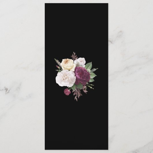 Kaart van het moderne zwarte bruine pinda's bruilo (Achterkant)