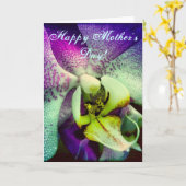 Kaart van het Moederdag van de Orchidee van (Gele Bloem)