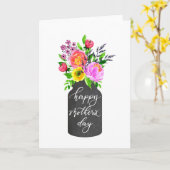 Kaart van het Moederdag van de waterverf de (Gele Bloem)