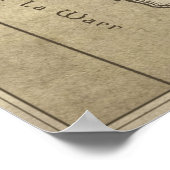 Kaart van het Mythische Land New Jersey Poster (Hoek)