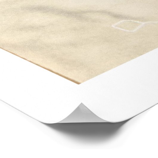 Kaart van het Nationaal Battlefield Park Kennesaw Poster (Hoek)