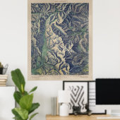  kaart van het nationaal park Rocky Mountains (191 Poster (Thuiskantoor)