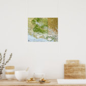 Kaart van het Nationaal Park Wrangell St. Elias Poster (Keuken)