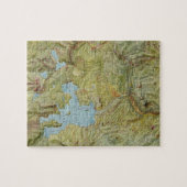 kaart van het Nationaal Park Yellowstone (1898) Legpuzzel (Horizontaal)