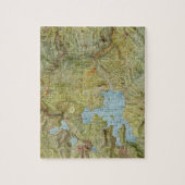 kaart van het Nationaal Park Yellowstone (1898) Legpuzzel (Verticaal)