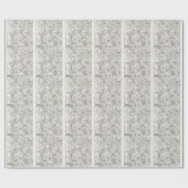  kaart van het nationale park van Yellowstone Cadeaupapier (Vlak)