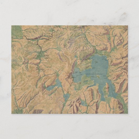 kaart van het nationale park Yellowstone (1914) (Voorkant)