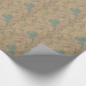  kaart van het nationale park Yellowstone (1914) Cadeaupapier (Hoek)