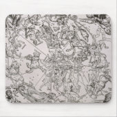 Kaart van het noordelijk luchtruim muismat (Voorkant)