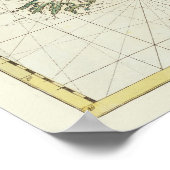 Kaart van het Noorden Zee, c.1675 Poster (Hoek)