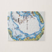 Kaart van het Noordpoolgebied Legpuzzel (Horizontaal)