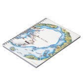 Kaart van het Noordpoolgebied Notitieboek (Linkerzijde)