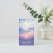 Kaart van het Ocean Cross Memorial Prayer Contactkaartje (Staand voorkant)