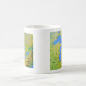 Kaart van het ontwerp van de Grote Meren Koffiemok (Center)