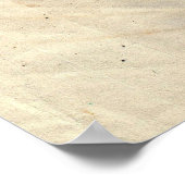 kaart van het oostelijk halfrond (1801) poster (Hoek)