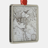 Kaart van het oostelijke deel van het Romeinse Rij Metalen Ornament (Rechts)