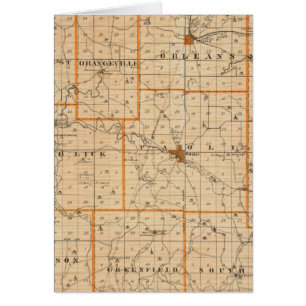 Kaart van het Oranje district