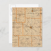 Kaart van het Oranje district (Voorkant / Achterkant)