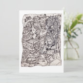 Kaart van het orgaan van de ongerustheid (Staand voorkant)